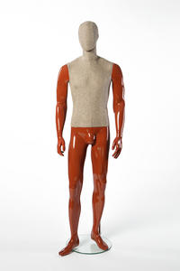Fabric wrapped standing posture male mannequin